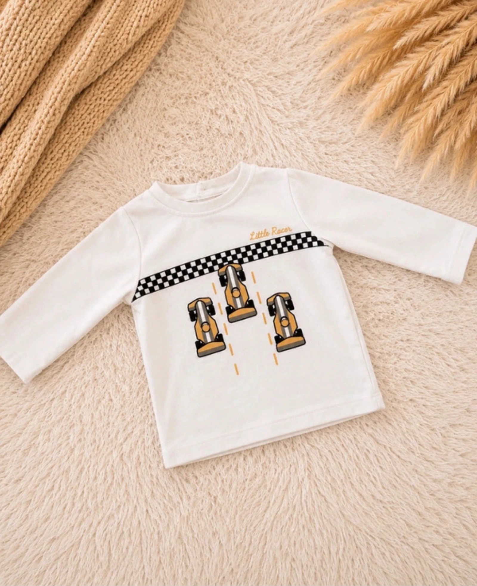 Lot of 4 baby long-sleeve t-shirts – Size 6 months – photo 4